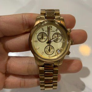 Gold Michael Kors watch
